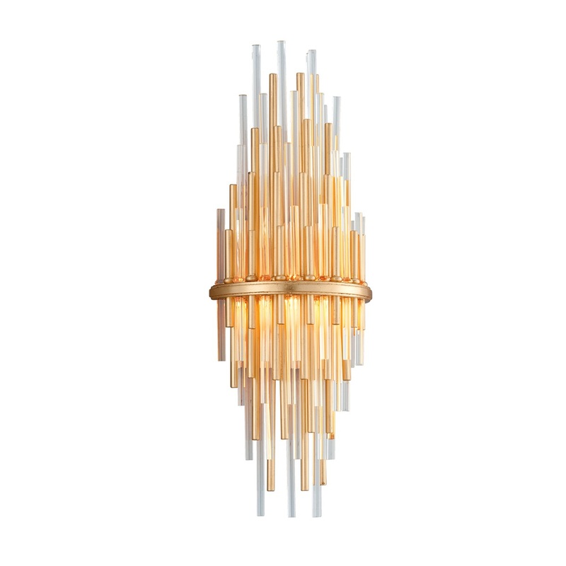 Corbett Lighting 238-12-GL/SS Theory LED Wall Sconce Stainless Steel