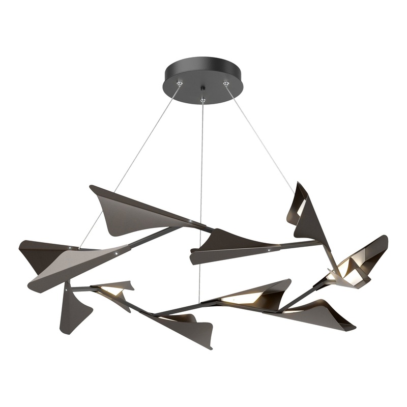 Plume 12-Light LED Pendant Black Oil Rubbed Bronze