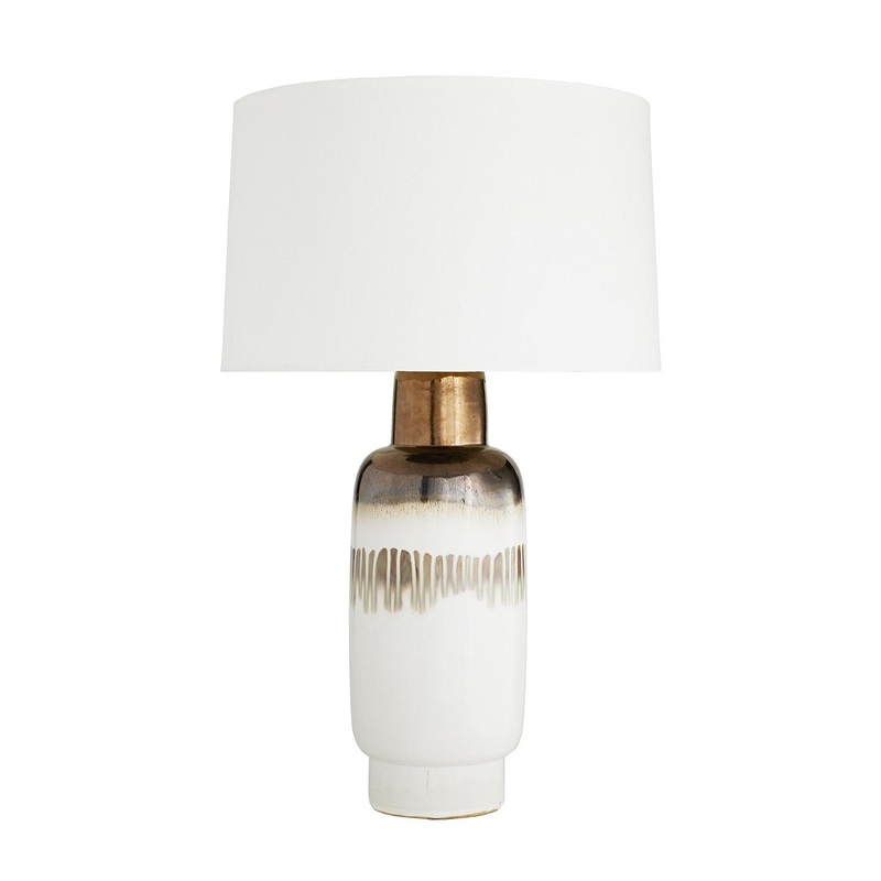 Arteriors 15072-371 Quinn One Light Table Lamp Bronze and Rose Glaze