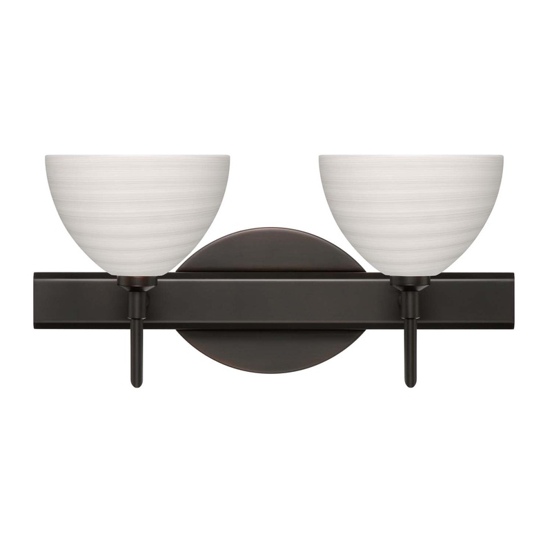 Besa 2SW-4679KR-BR Brella Two Light Wall Sconce Bronze