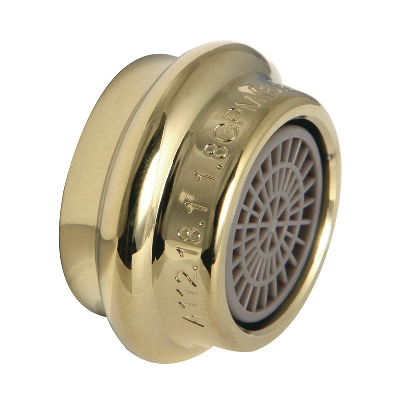 Cal Green Z18KBSA1602 1.8 GPM Female Aerator, Polished Brass