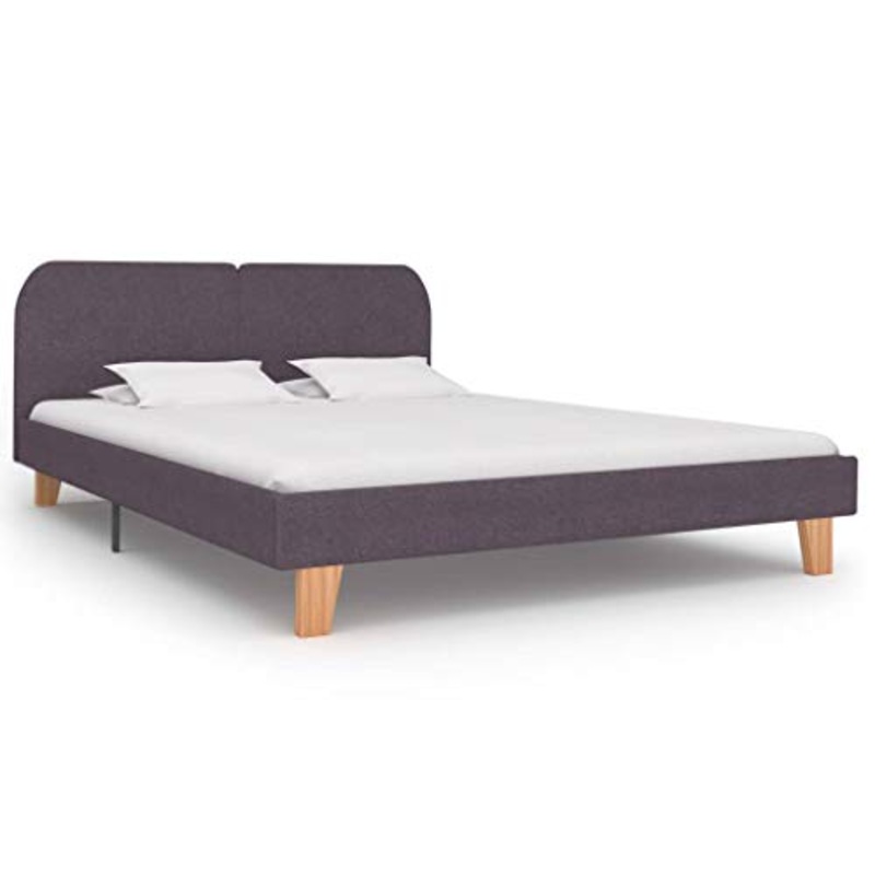 Festnight Struttura Letto Madrimoniale Moderno Rete Letto a Doghe Robusto Stile Elegante Rapido Montaggio Giroletto Monolocale 90×200 cm/160×200 cm/180×200 cm Colore Blu/Verde/Grigio Talpa