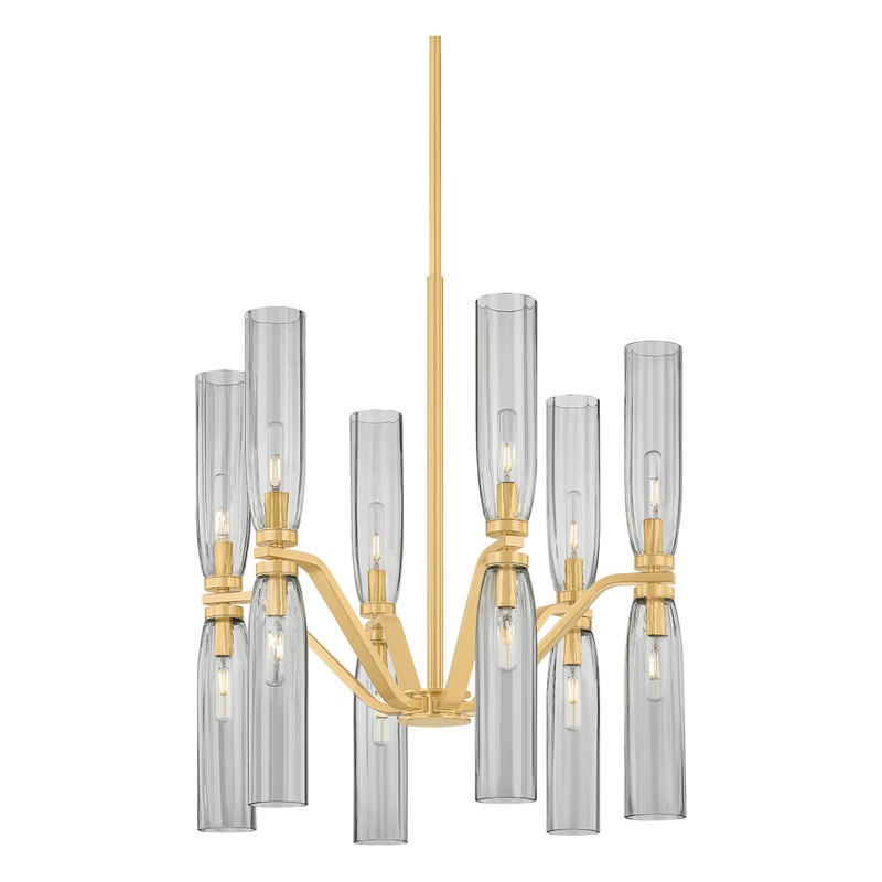 Harpswell 12-Light Chandelier Aged Brass