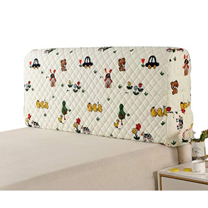 HDGZ Imbottita Elastica Copri Testata Letto Copertura Testata Letto Matrimoniale/Singolo Fodera Elastica Protezione, Protezione Elastica Lavabile (Color : I, Size : 220 * 60cm)