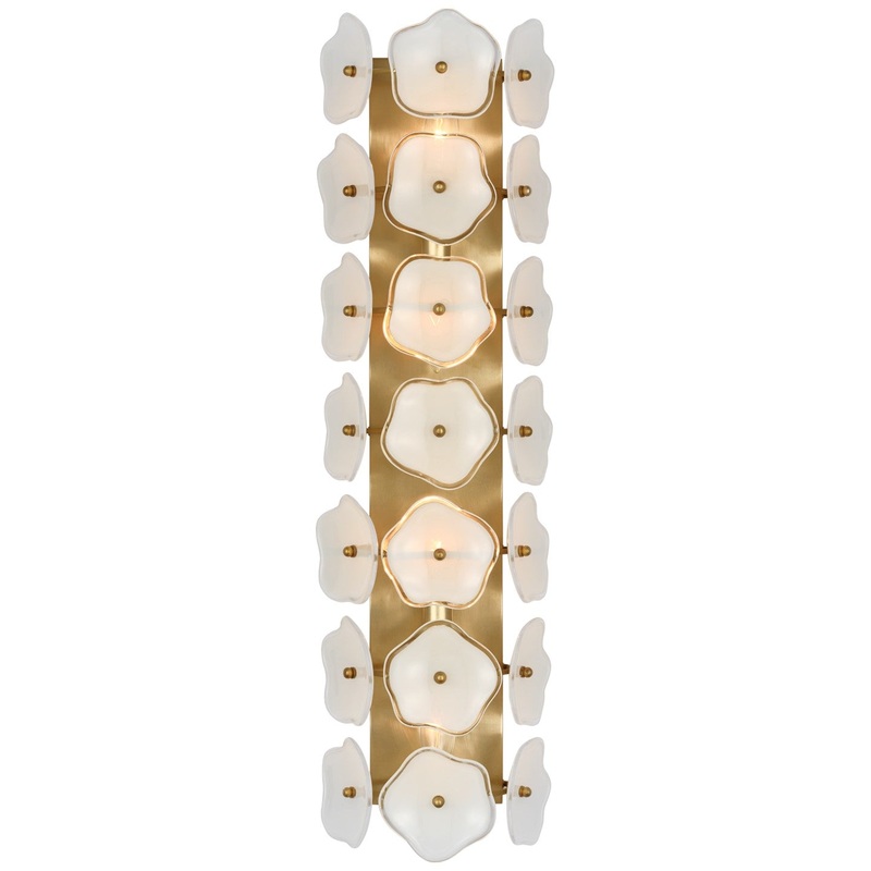 LED Wall Sconce from the Leighton Collection in Soft Brass Finish by Visual Comfort Signature
