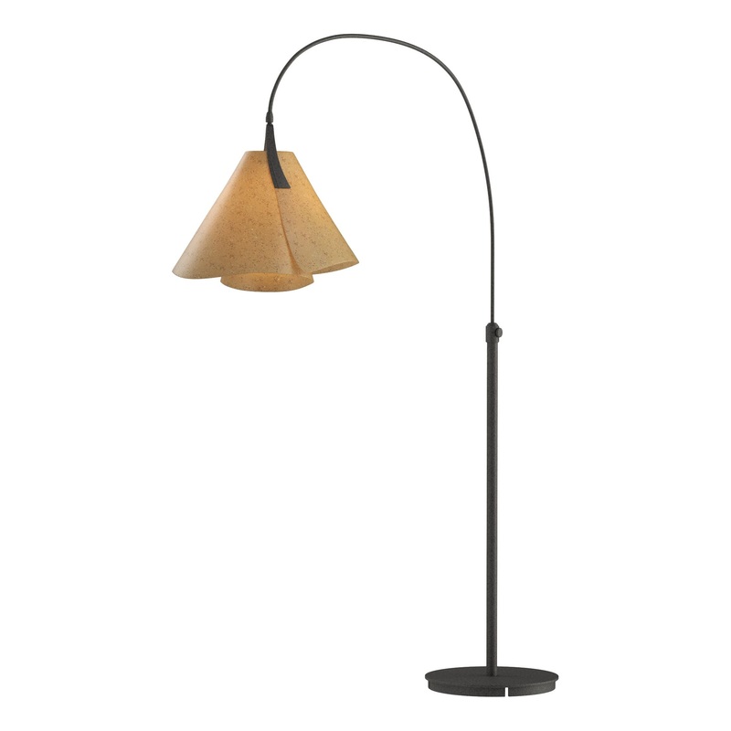 Mobius Arc Floor Lamp Natural Iron Cork Shade (SG)