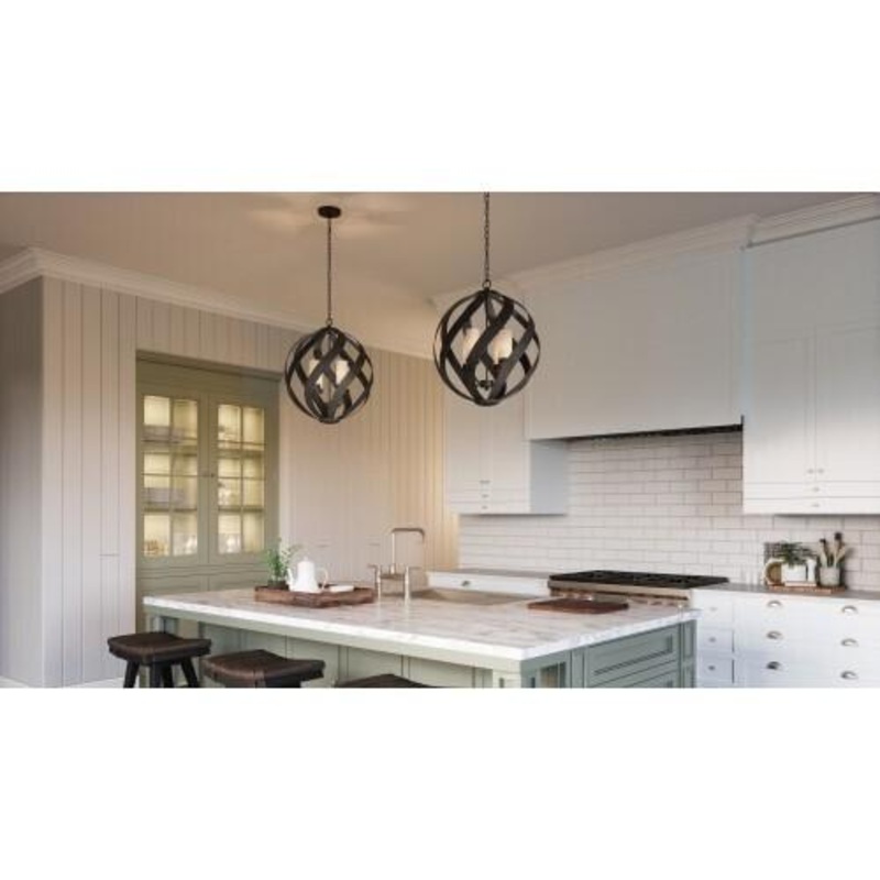 Quoizel BMS2820OK Blacksmith Pendant 4 lights old black Pendant