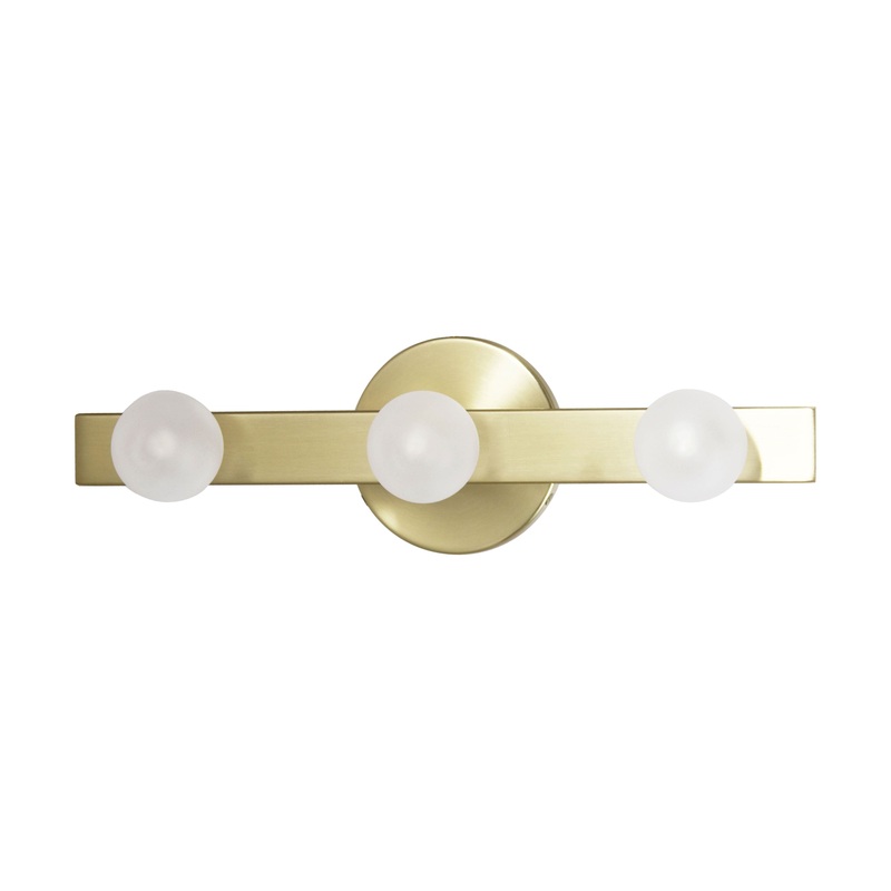 Raleigh 3-Light Vanity Aged Brass