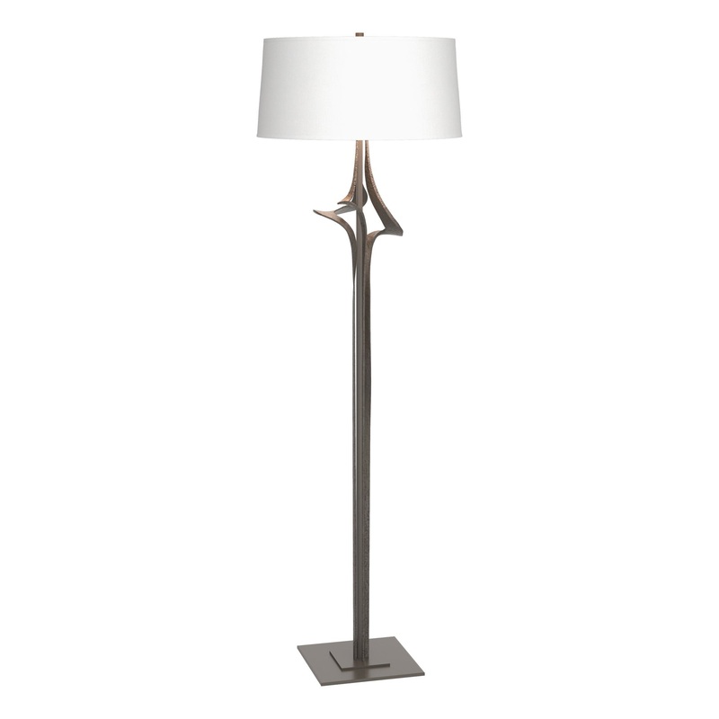Antasia Floor Lamp Dark Smoke Natural Anna Shade (SF)