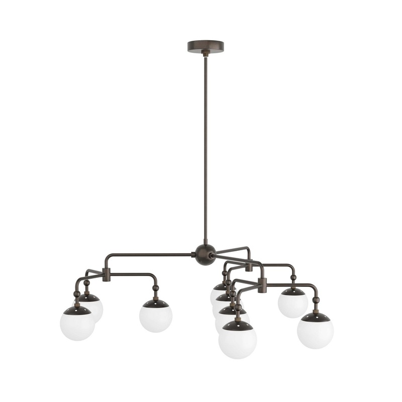 Arteriors DLC02 Utica Nine Light Chandelier English Bronze