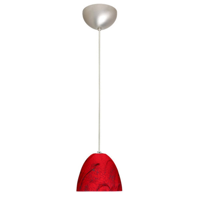 Besa 1JC-4470MA-SN Vila One Light Pendant Satin Nickel