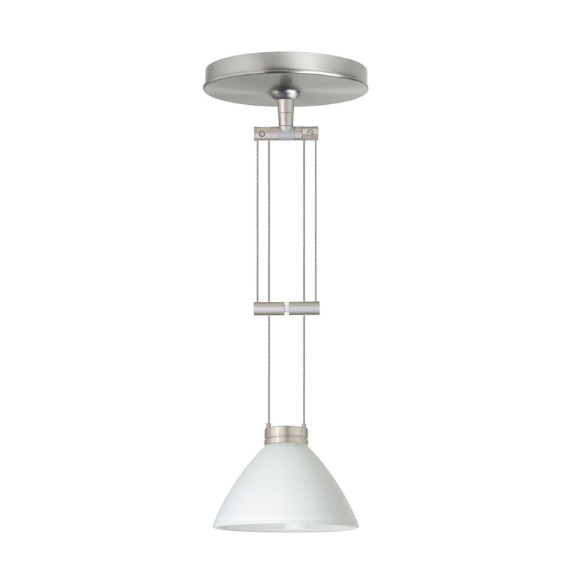 Besa 1XA-174307-SN Domi One Light Pendant Satin Nickel