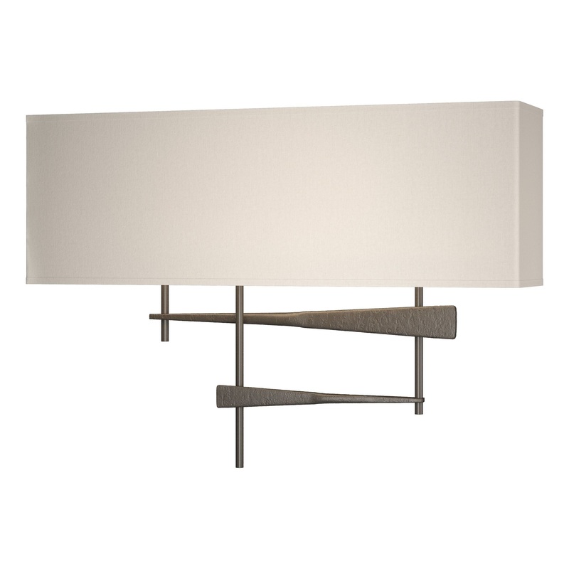 Cavaletti Sconce Dark Smoke Flax Shade (SE)