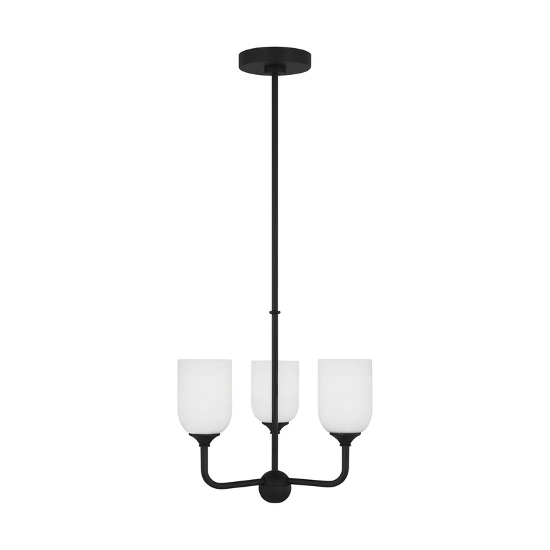 Emile Small Chandelier Midnight Black LED Bulb(s) Included