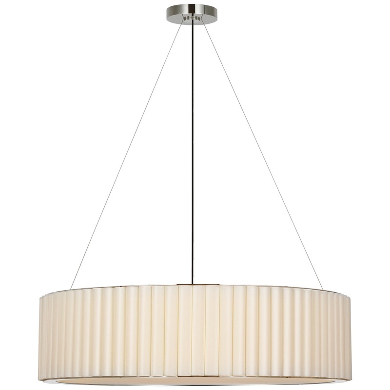 LED Pendant from the Palati Collection in Polished Nickel Finish by Visual Comfort Signature