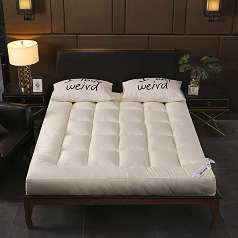 Z&HA Giapponese Piano Materasso Futon, Tatami Tappetino Portatile Materassino da Campeggio Bambini Sleeping Pad Pieghevole Roll Up Piano Lounger Divano Letto,Beige,120x200cm