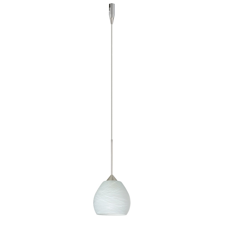 Besa RXP-560560-SN Tay Tay One Light Pendant Satin Nickel