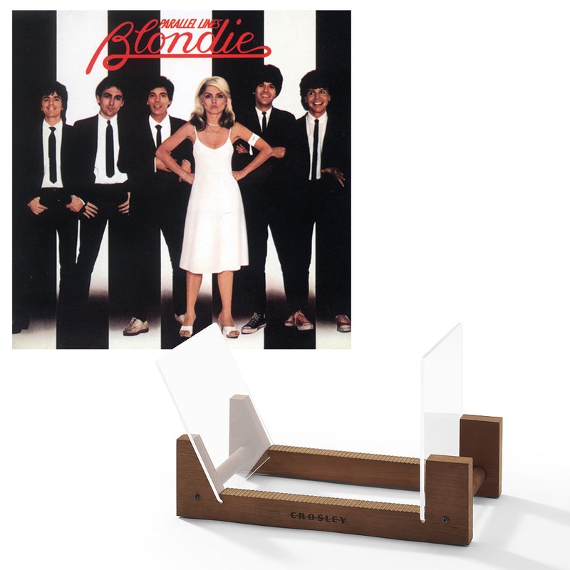Blondie – Parallel Lines – Vinyl Album & Crosley Record Storage Display Stand