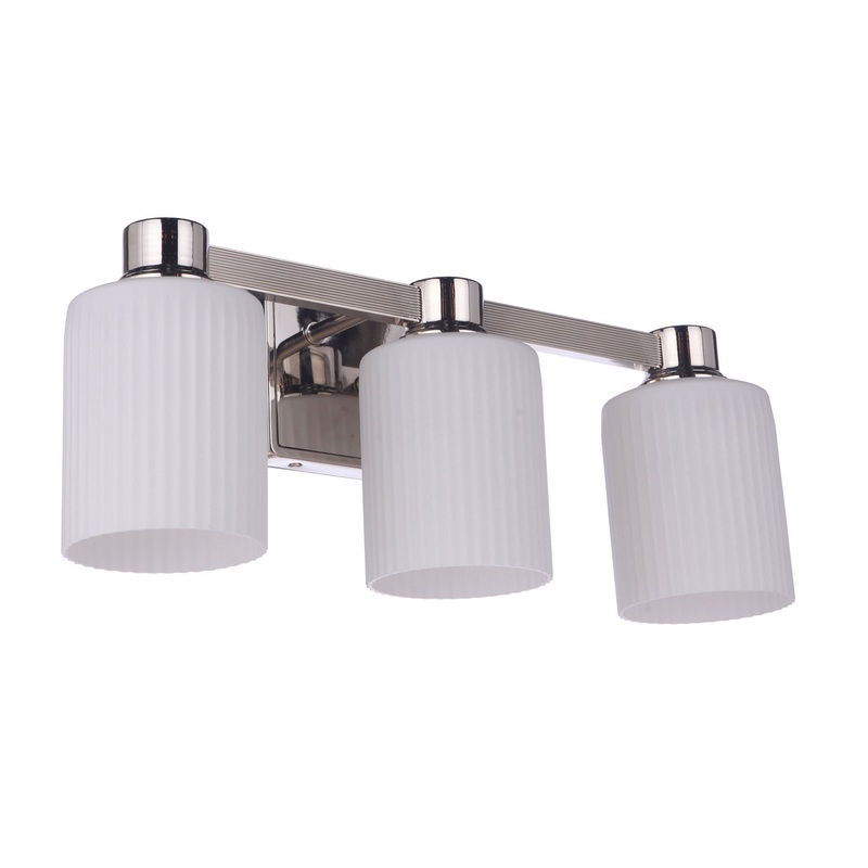 Craftmade 12920PLN3 Bretton Three Light Vanity Polished Nickel