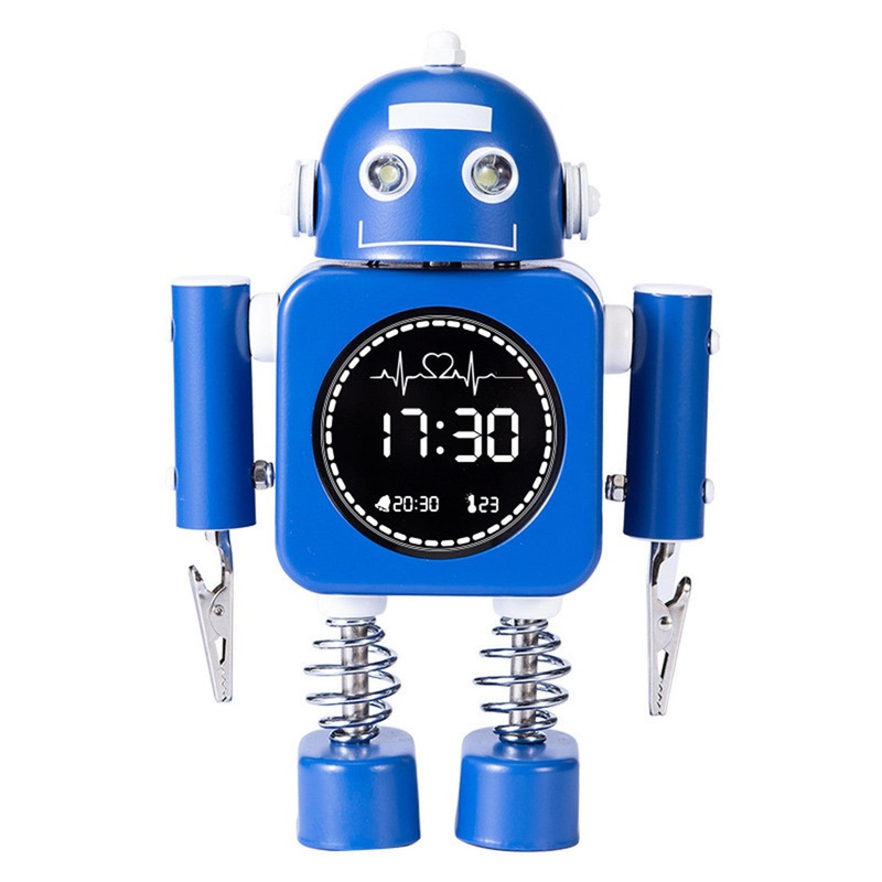 Laser Kids Robot Alarm Clock – Blue