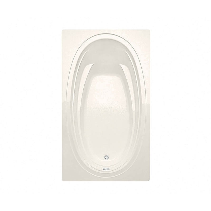 MAAX 106457-000-007 Panaro 6042 Acrylic Drop-in End Drain Bathtub in Biscuit