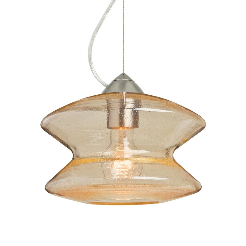 Besa 1KX-ZENGD-SN Besa Zen Cable Pendant One Light Pendant Satin Nickel