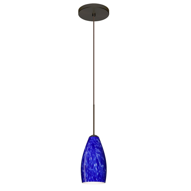 Besa 1XT-719886-BR Karli One Light Pendant Bronze