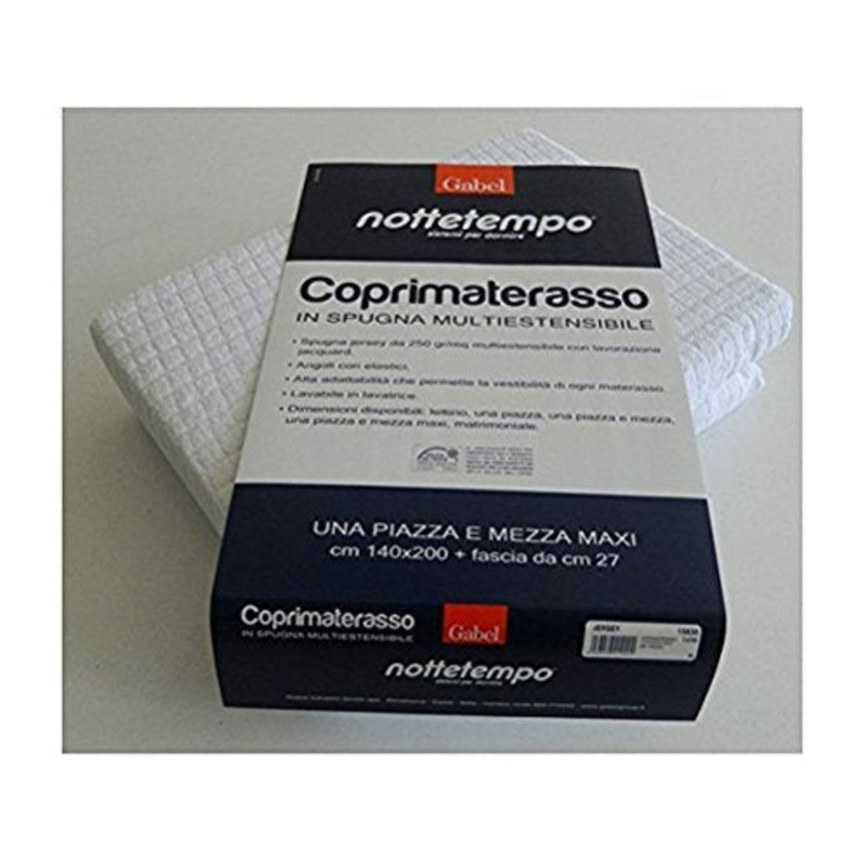 Coprimaterasso Gabel Piazza e Mezza Francese – Coprimaterasso (140×200 cm)