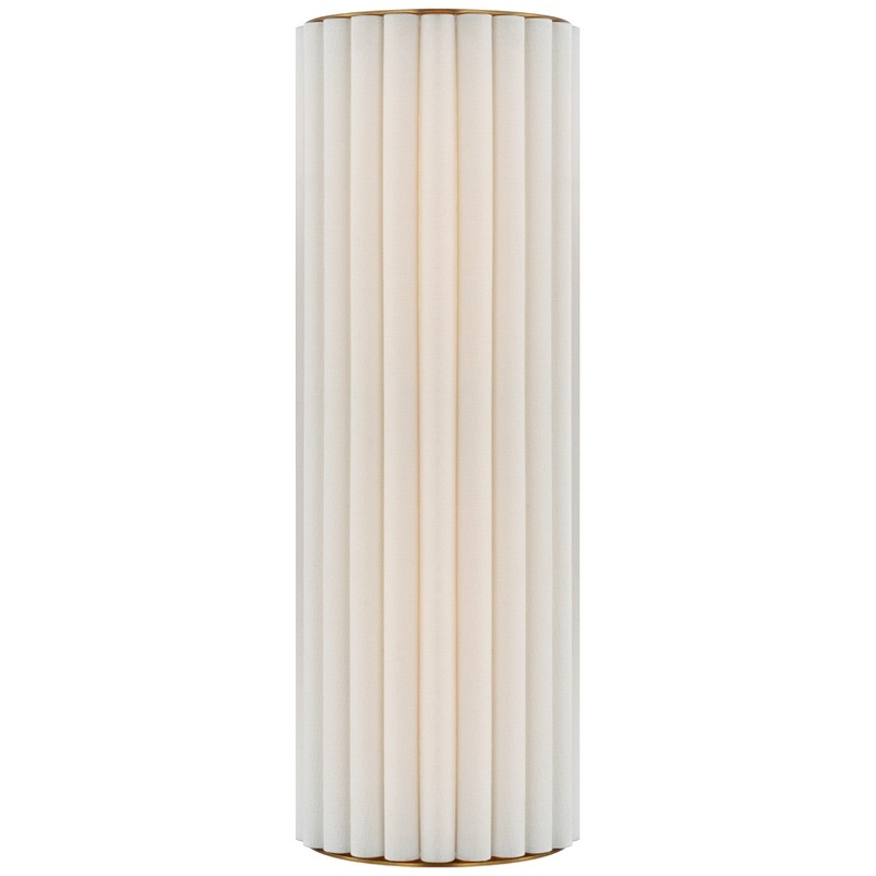 LED Wall Sconce from the Palati Collection in Hand-Rubbed Antique Brass Finish by Visual Comfort Signature