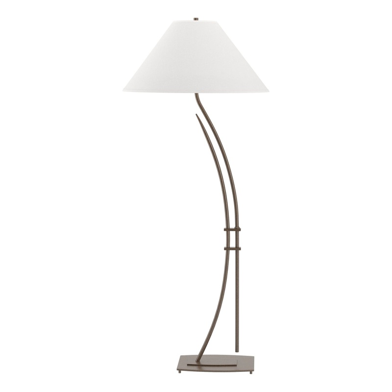 Metamorphic Contemporary Floor Lamp Bronze