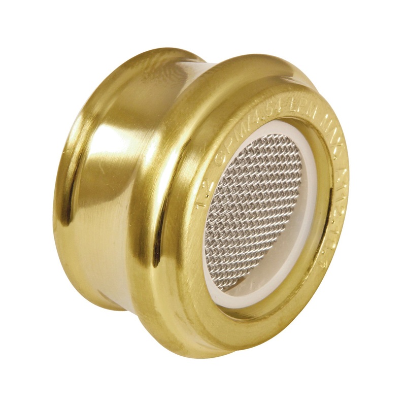 Cal Green Z12FSCSA1973 1.2 GPM Female Aerator, Brushed Brass