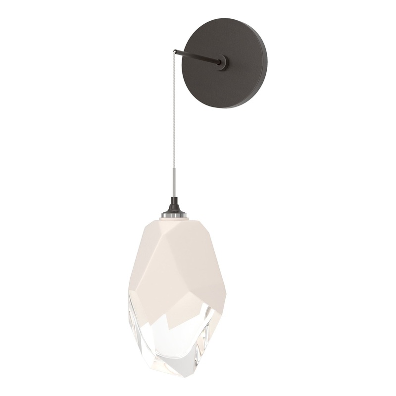 Chrysalis Large Low Voltage Sconce Oil Rubbed Bronze White Crystal (WP)