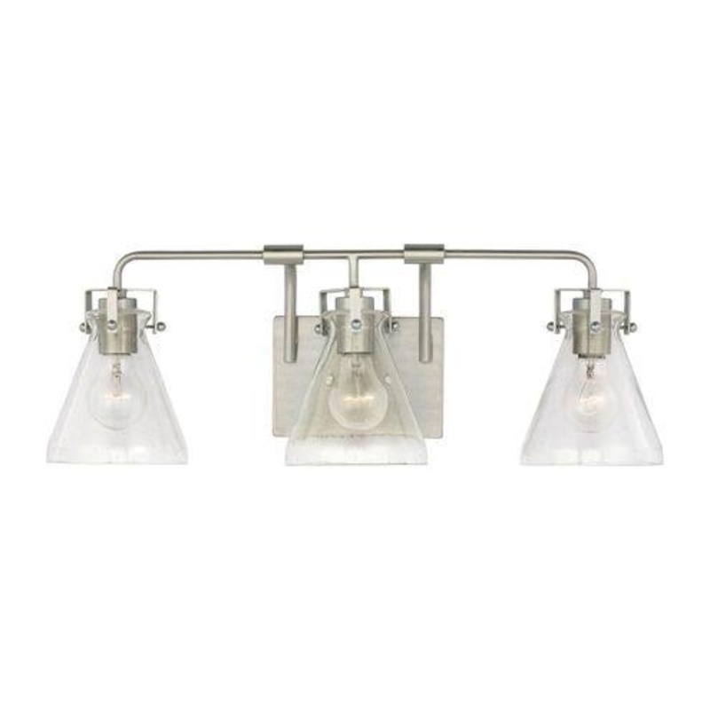 Jaden Three Light Wall / Bath Brushed Nickel