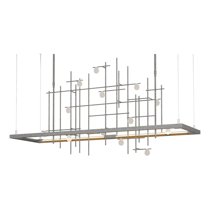 Spring LED Pendant Natural Iron