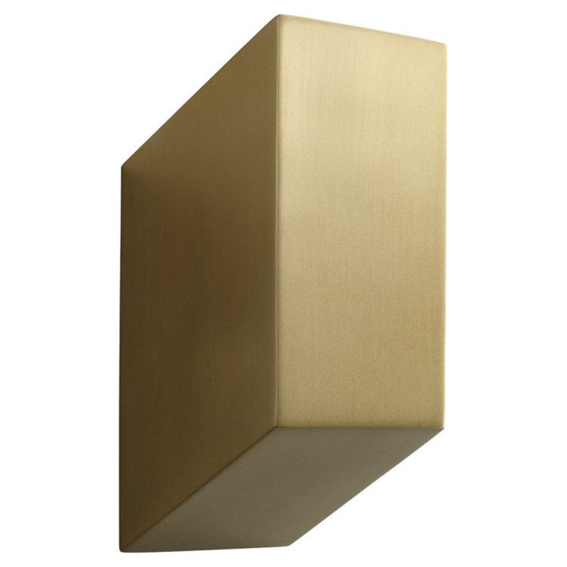 Uno Single-Light LED Wall Sconce – Aged Brass