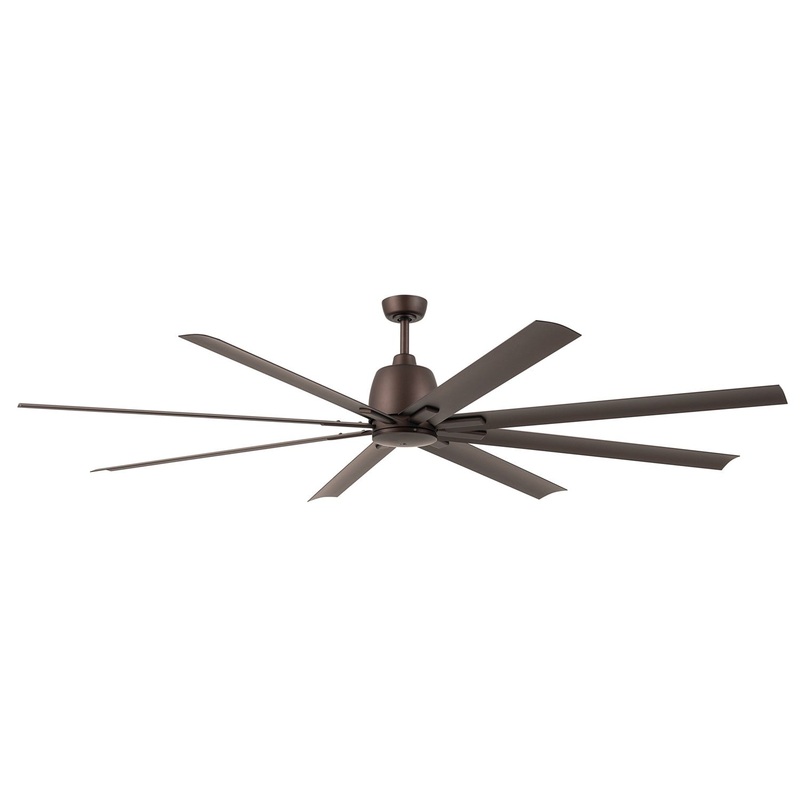 84″Ceiling Fan from the Breda Collection in Satin Natural Bronze Finish by Kichler