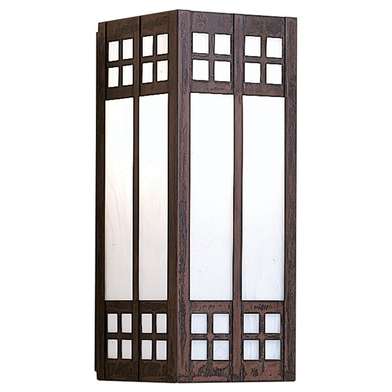 Arroyo GS-9LWO-BZ Glasgow One Light Wall Mount Bronze