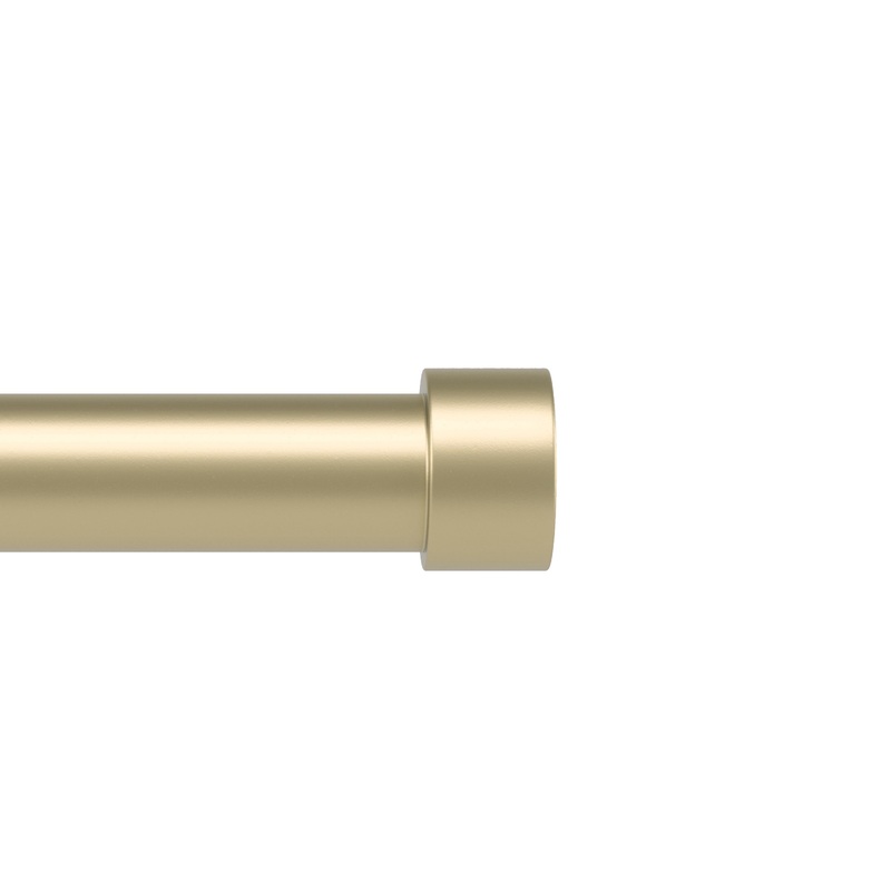 Cappa Expandable Single Curtain Rod Gold