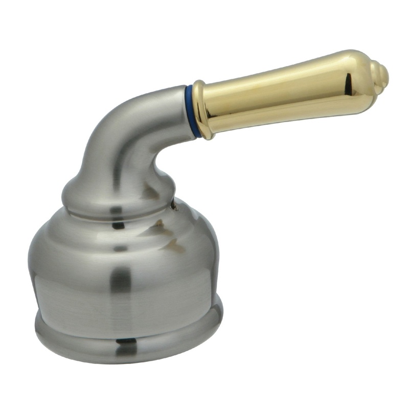 KSH369C Cold Metal Lever Handle, Brushed Nickel/Polished Brass