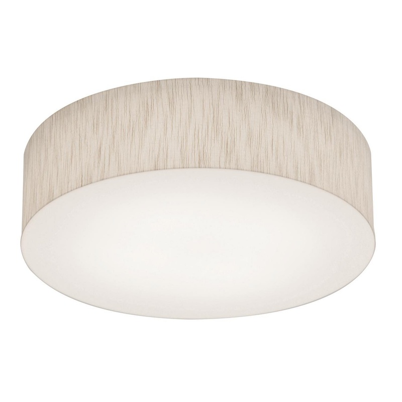 LED Flush Mount from the Anton Collection in Jute Finish by AFX Lighting