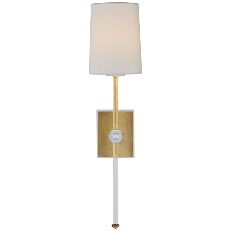 One Light Wall Sconce from the Lucia Collection in Gild And Crystal Finish by Visual Comfort Signature