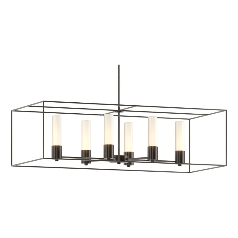 Portico Pendant Oil Rubbed Bronze Dark Smoke Opal Glass (GG)