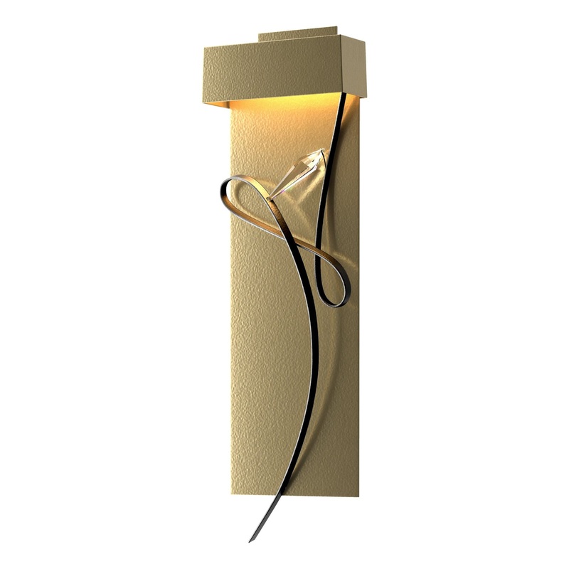 Rhapsody LED Sconce Modern Brass Black