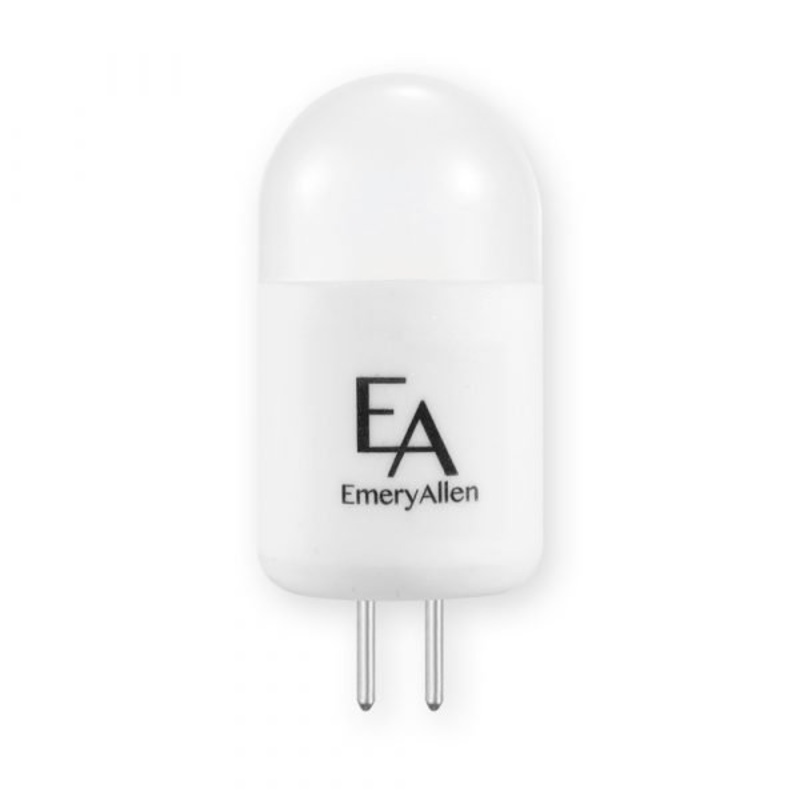 2.50 Watt LED, 225  Lumens, G4 Bi Pin base, 12 Volt Light Bulb by Emery Allen