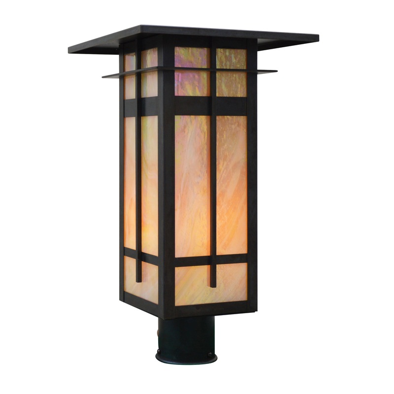 Arroyo FIP-10LGW-BZ Finsbury One Light Post Mount Bronze