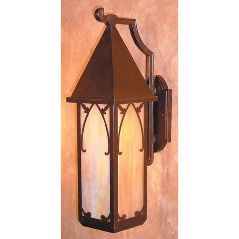 Arroyo SGB-10GW-BZ Saint George One Light Wall Mount Bronze