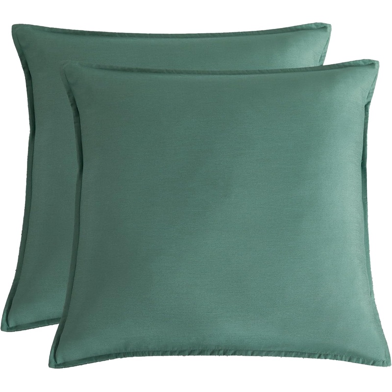 Bamboo Microfibre European Pillowcase x2 (one pair) – Green
