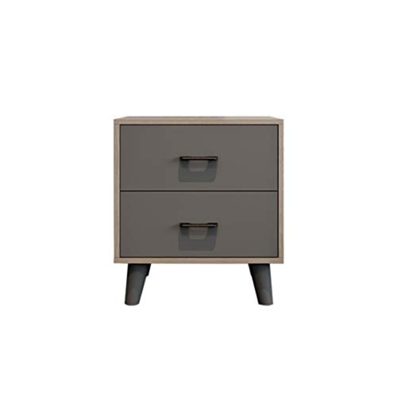 Bedside Tables Comodino, unit Tabella Bagagli, Governo Tavolino di Servizio, for La Camera da Letto/Living Room Furniture (Color : Gray, Size : A#)