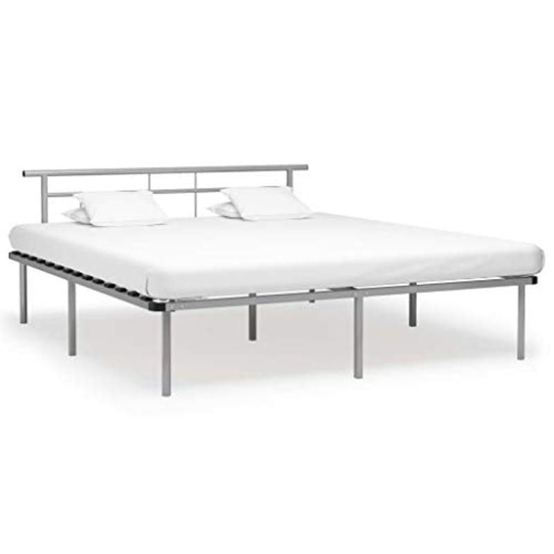 FAMIROSA Giroletto Giroletto Grigio in Metallo 180×200 cm
