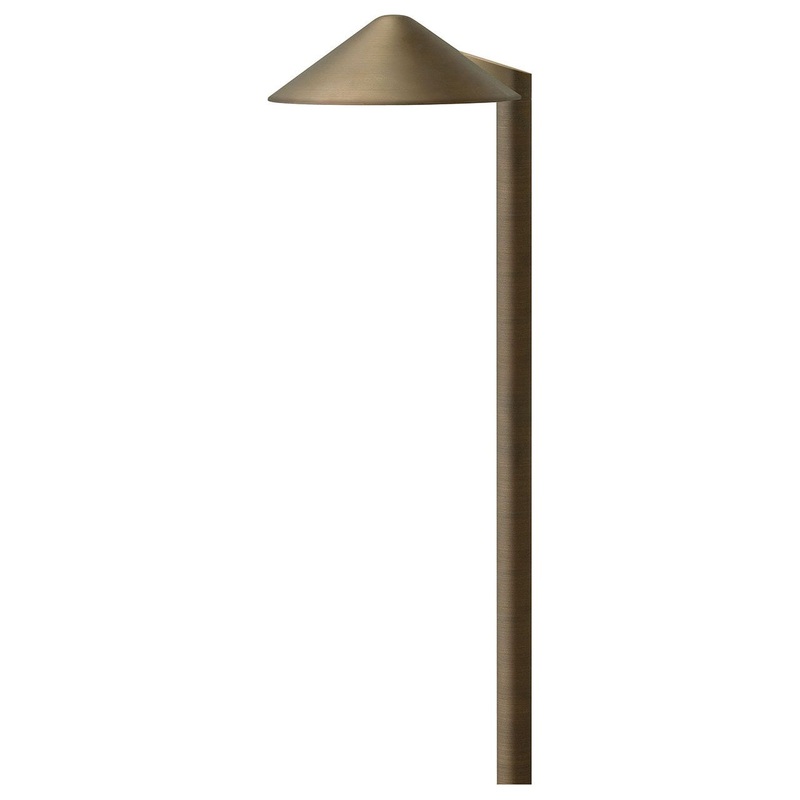 Hardy Island Round Side Mount LED Path Light Matte Bronze